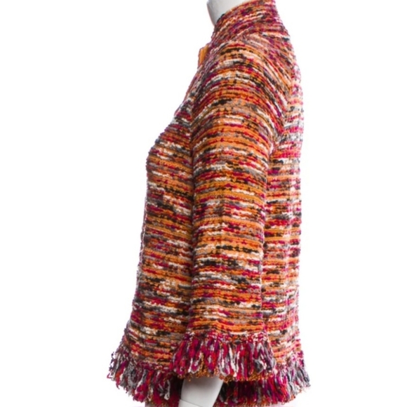 St. John Tweed Pattern Jacket - Picture 2 of 3